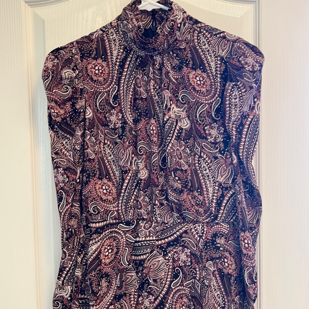 Beautiful, paisley print mini dress, S